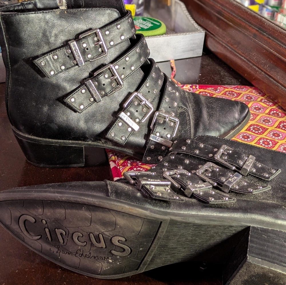 Circus Biker Boots
